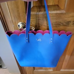NWT Bath body navy blue tote